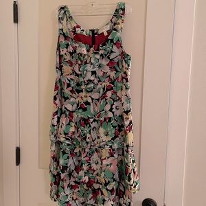 Anthropologie ruffle dress